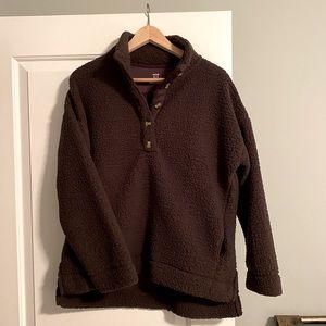 NWOT Aerie Oversized Sherpa Pullover - sz XS